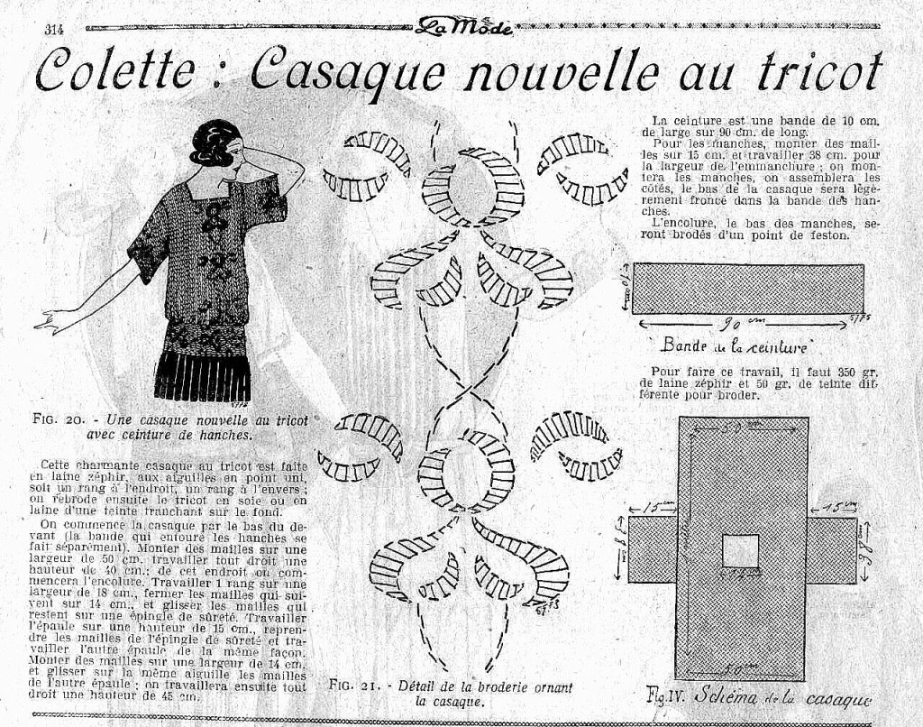 French pattern, 1922