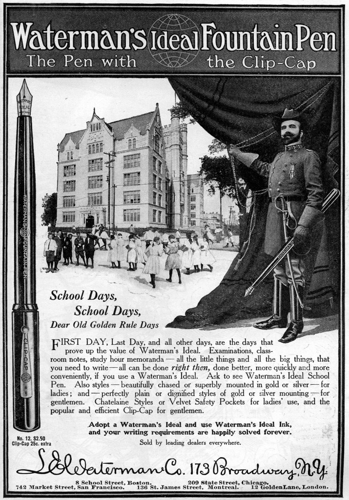 Waterman's Ideal Fountain Pen, 1908