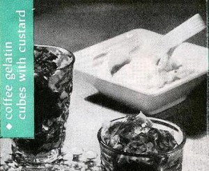 A recipe from 1947 for Coffee Gelatin Cubes