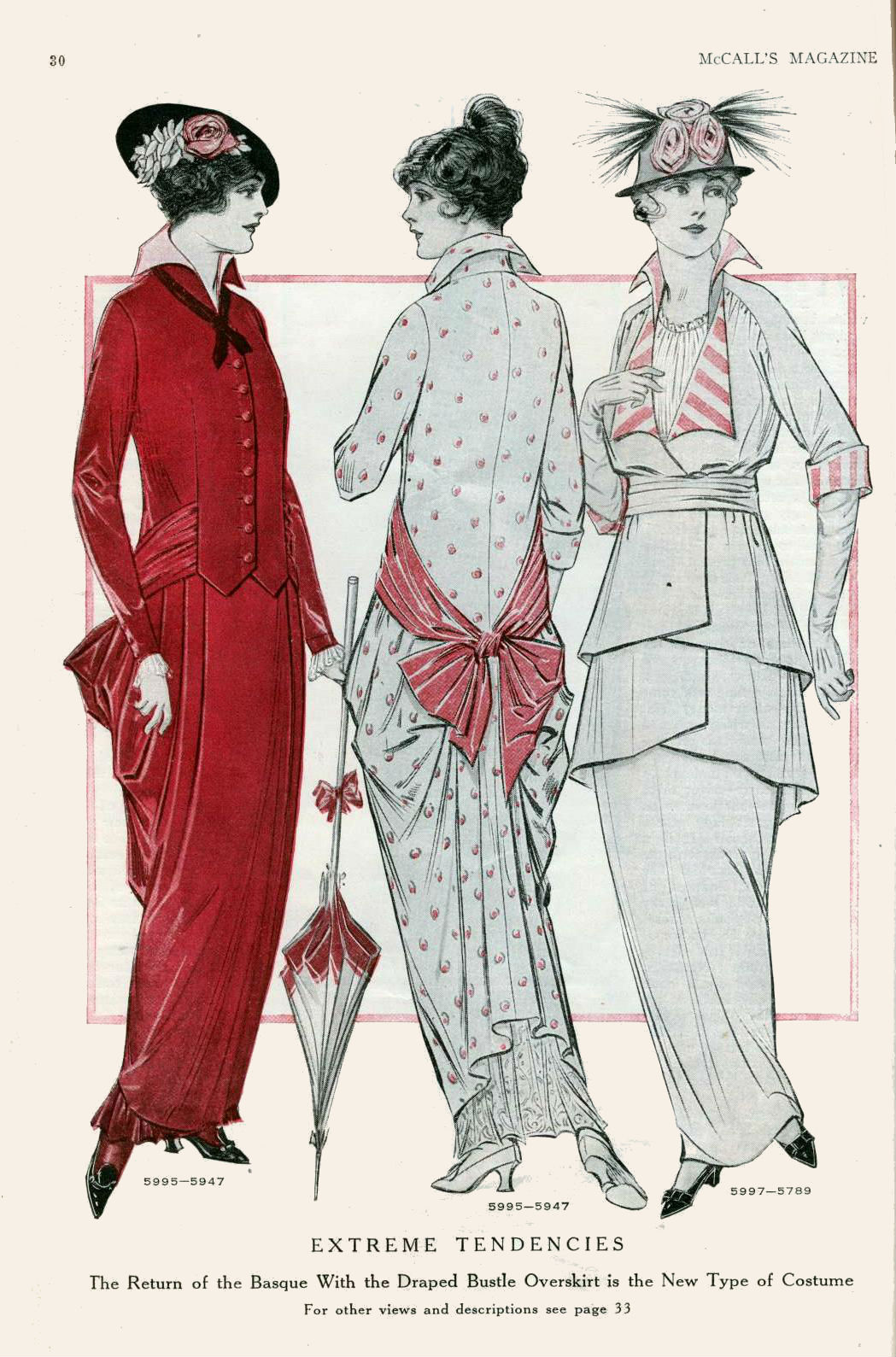 Vintage Fashion Plates from 1914