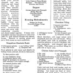 Bridge Party Recipes, 1923