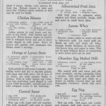 Recipes for when you're sick, 1926