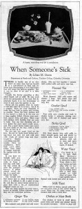 Recipes for when you're sick, 1926