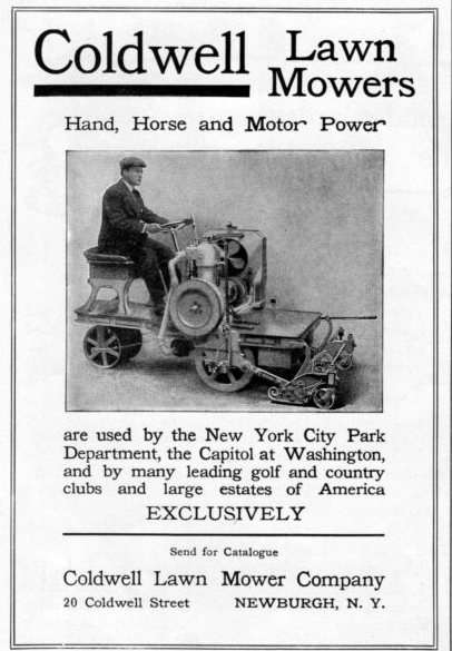 Old fashioned best sale lawn mowers