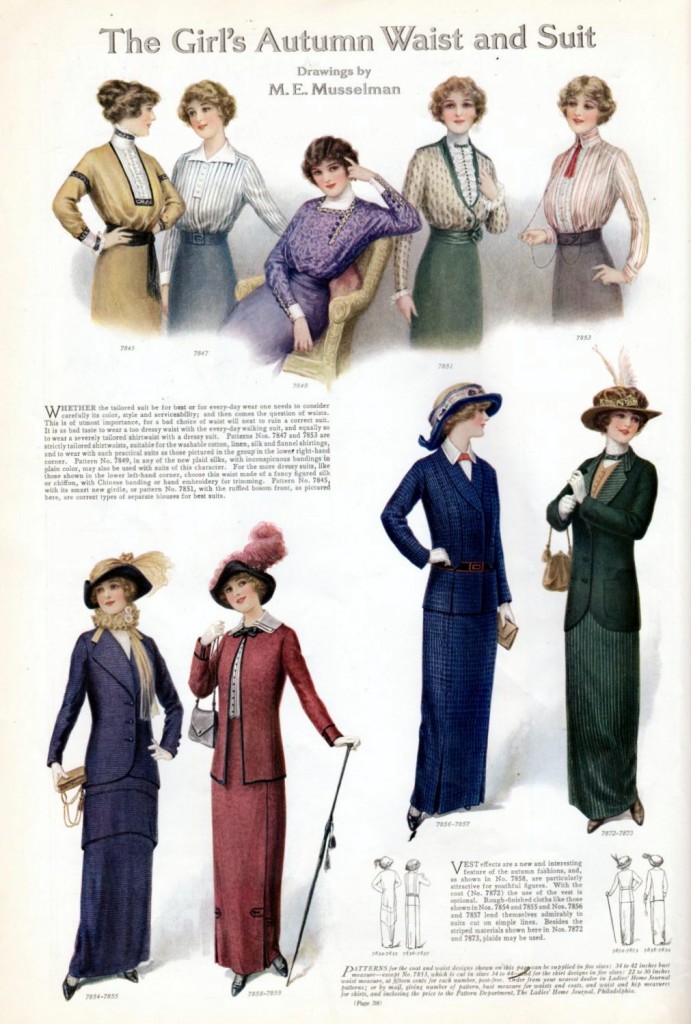 Girls fashion from 1913