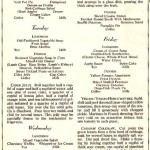 Vintage Halloween Party Menu, 1931