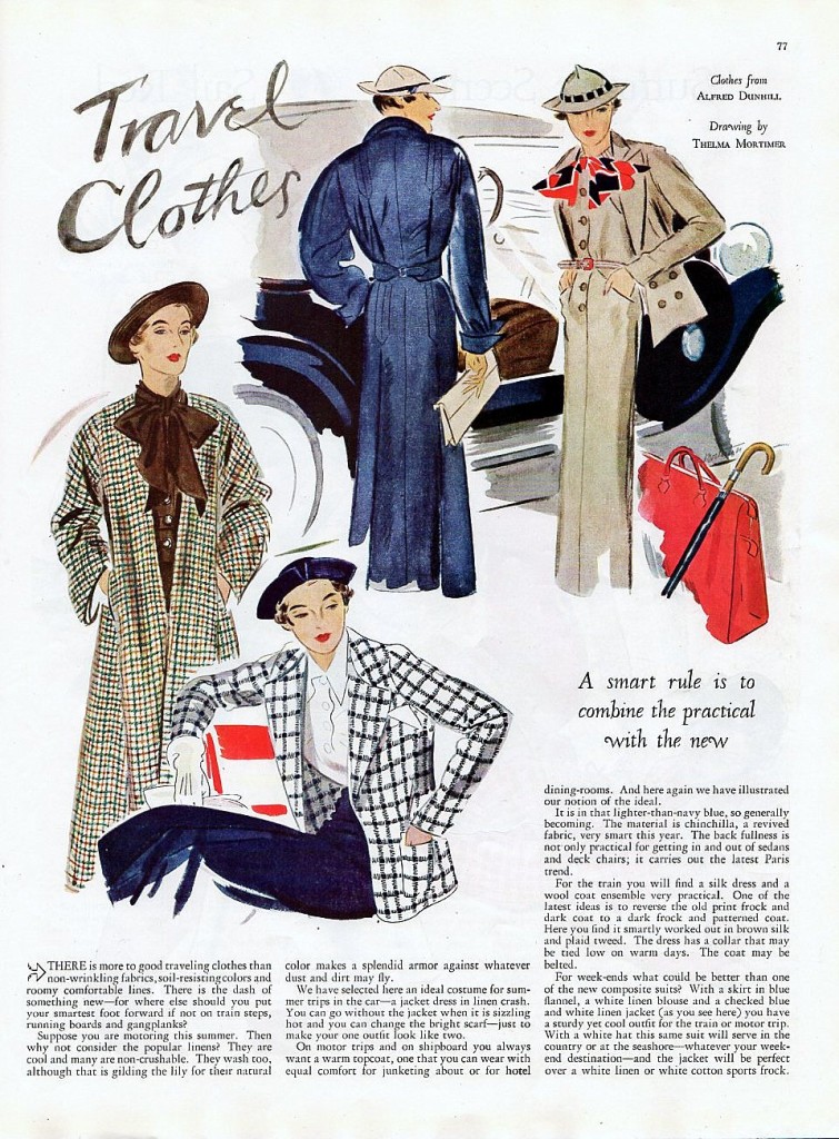The latest fashions from 1934
