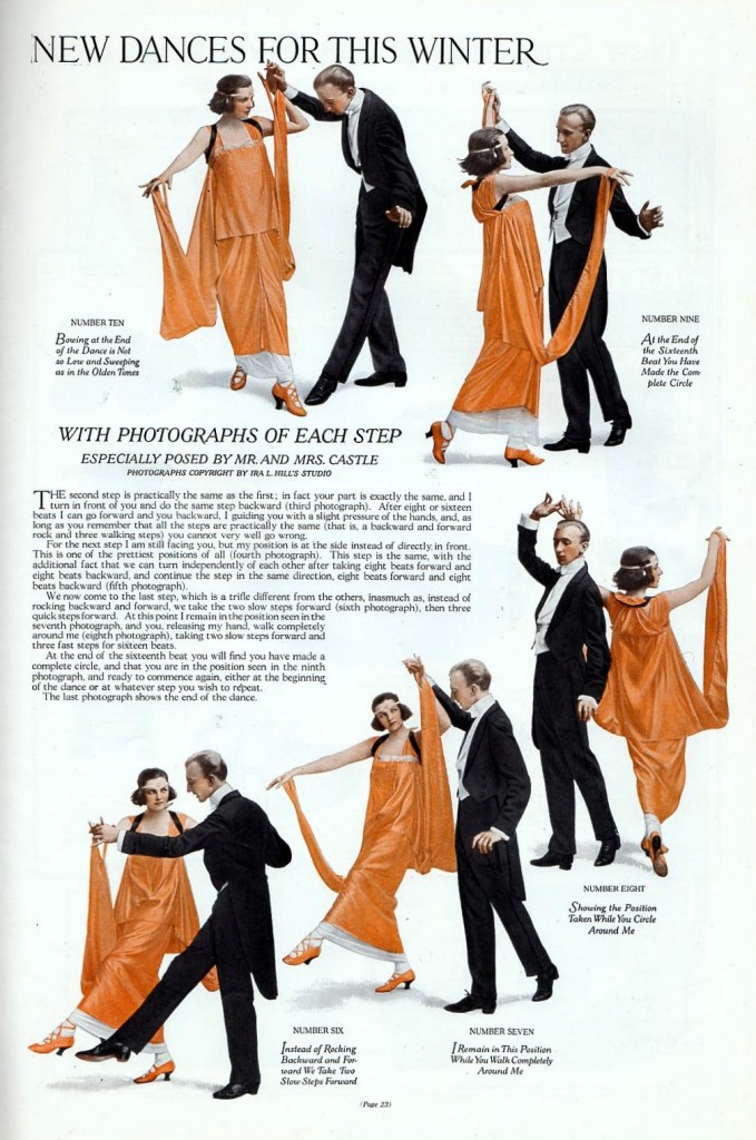 The Gavotte dance instructions from 1914