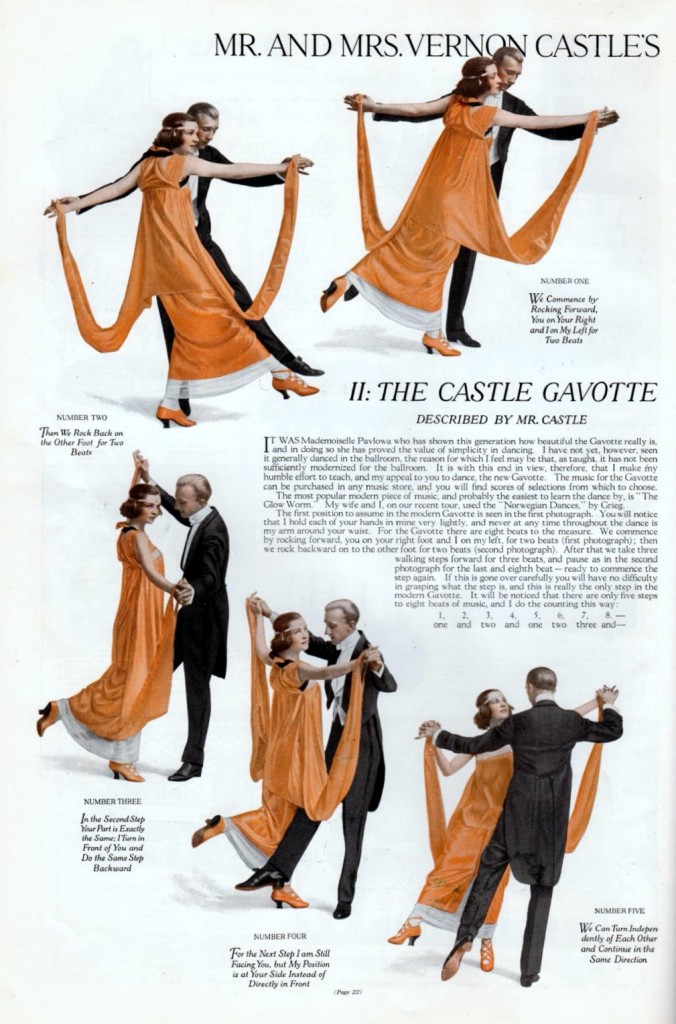 The Gavotte dance instructions from 1914